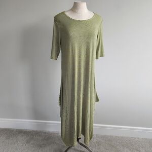 Bryn Walker Bamboo Cotton Blend Comfy Maxi Dress Oversized Baggy Lagen Size S